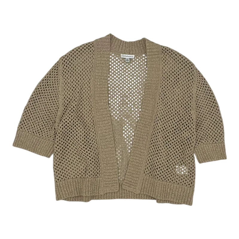 Weekend Flash Sale Bolero By Croft And Barrow In Tan, Size:Xl