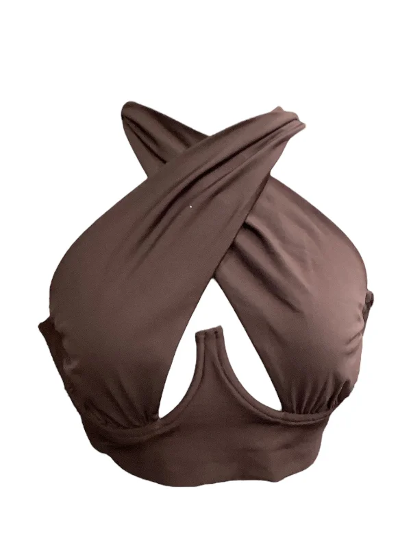 Exclusive Preview Brown Tank Top Shein, Size L