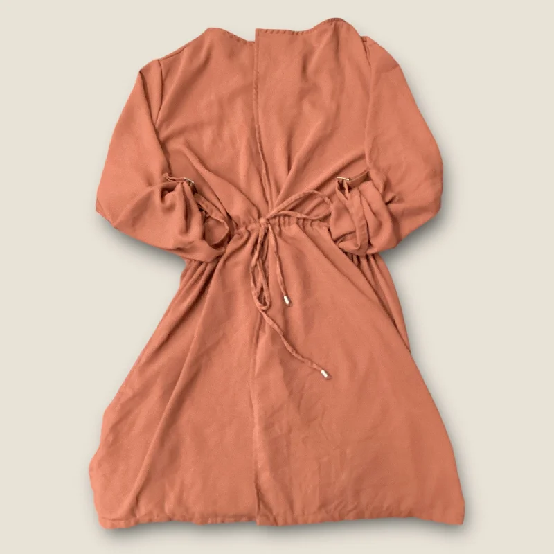 Act Now Dress Casual MIDI By Indulge In Tan, Size: 3x