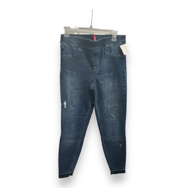 Loyalty Reward Jeans Jeggings By Spanx In Blue Denim, Size: L