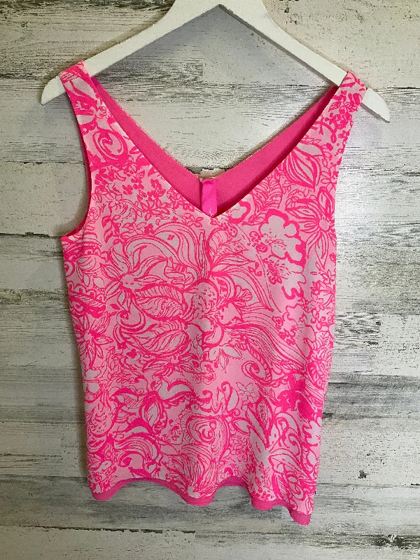 Online Exclusive Pink Blouse Sleeveless Lilly Pulitzer, Size S