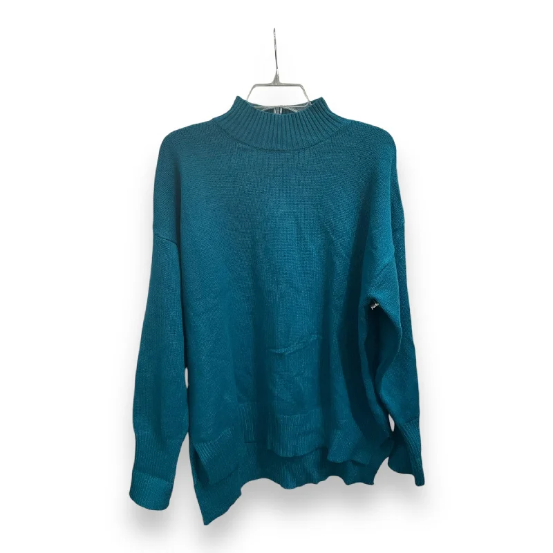 Warehouse Sale Sweater By Dreamers In Blue, Size: M