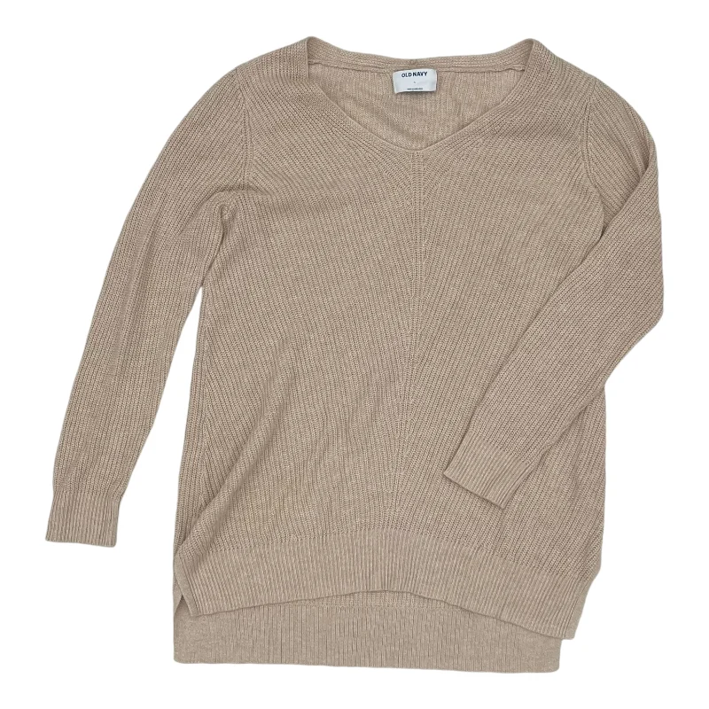 Great Deals Sweater By Old Navy In Tan, Size:L
