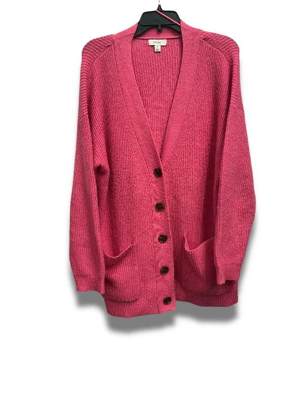 Today’s Deal Sweater Cardigan By Cmc In Pink, Size: Xl