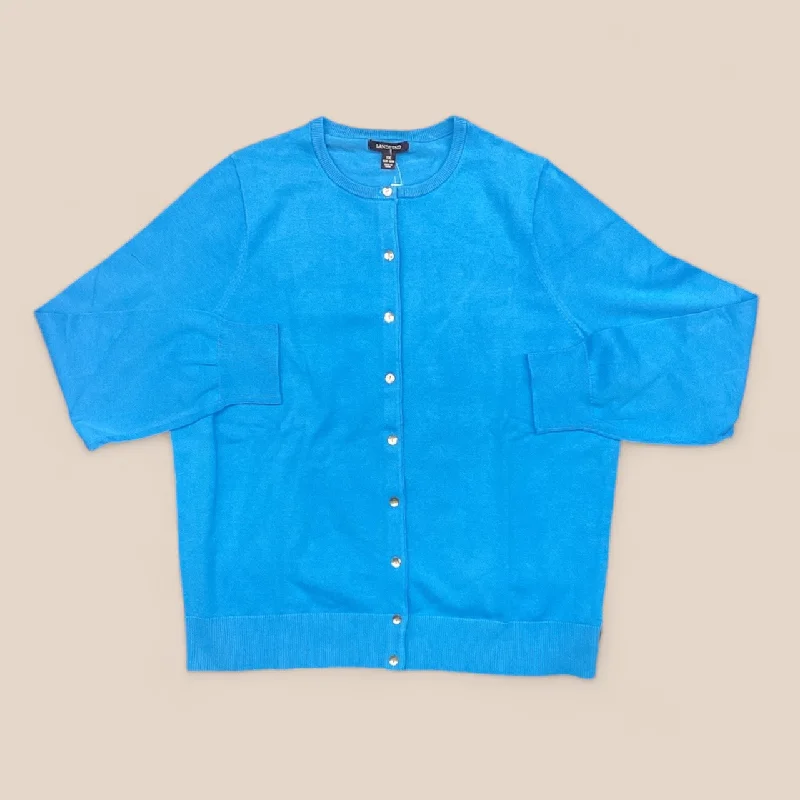 Sneak Peek Sale Sweater Cardigan By Lands End In Blue, Size: Xl