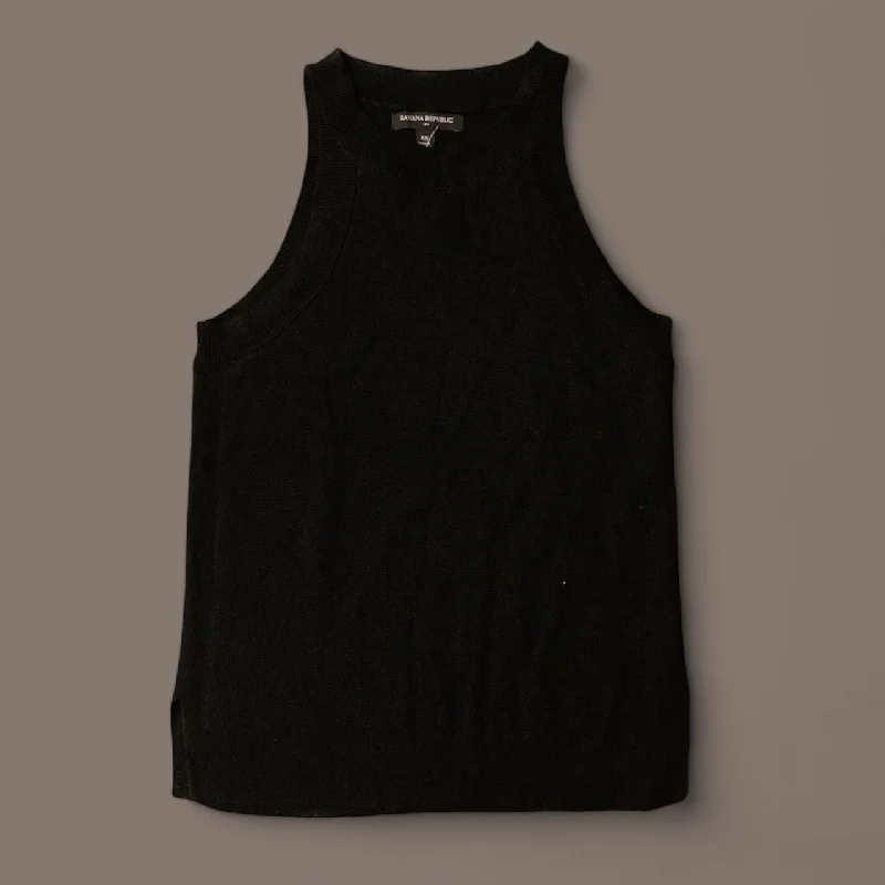 Deal Frenzy Tank Top By Banana Republic In Black, Size: Xs