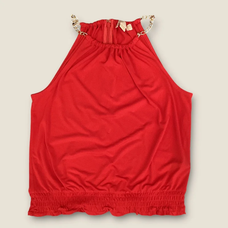 Limited Edition Tank Top By Michael Kors In Red, Size: M