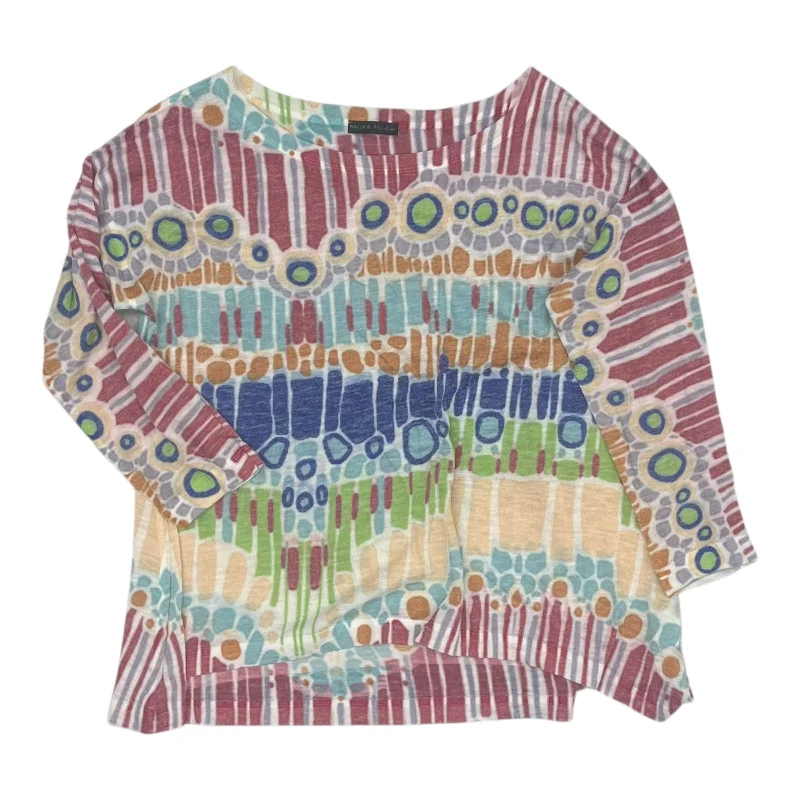 Bargain Bin Top 3/4 Sleeve By Nally And Millie In Multi, Size:S