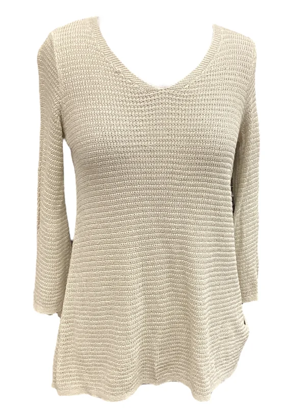 Bonus Savings Top Long Sleeve By J. Jill In Beige, Size: Xs