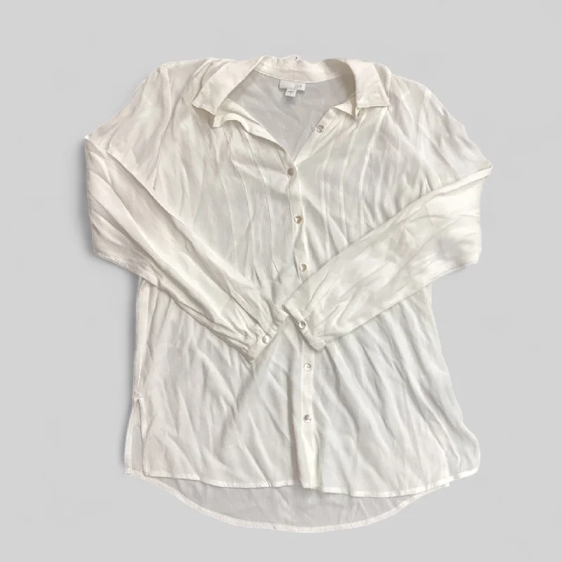 Price Drop Alert Top Long Sleeve By J. Jill In White, Size: S