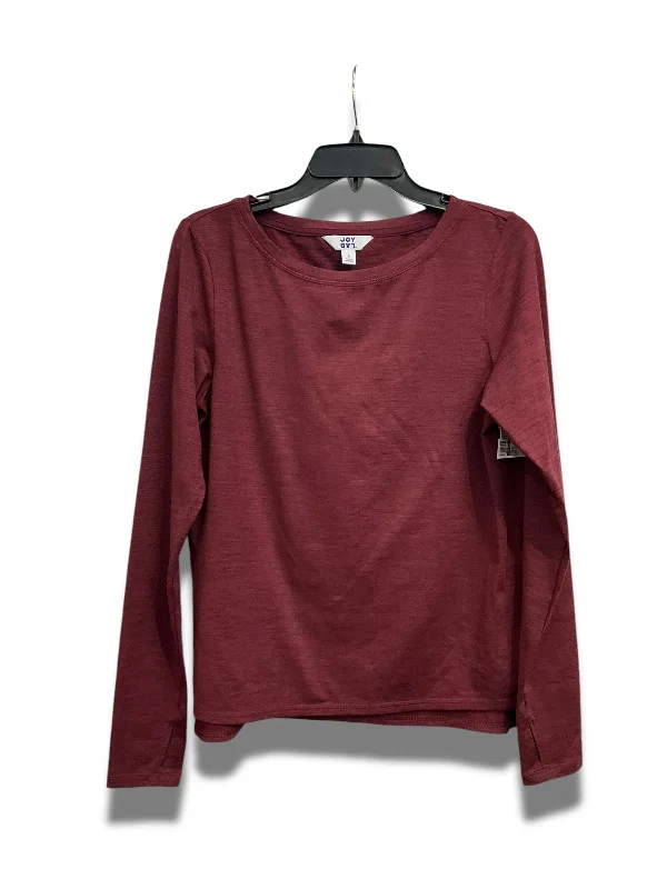 Amazing Deals Top Long Sleeve By Joy Lab In Purple, Size: S