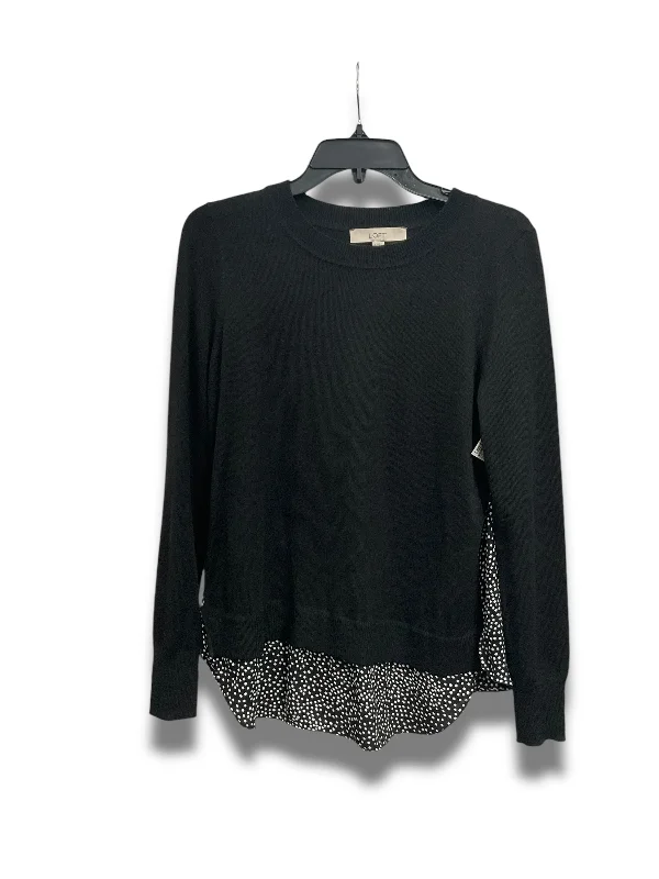 Steals and Deals Top Long Sleeve By Loft In Polkadot Pattern, Size: S