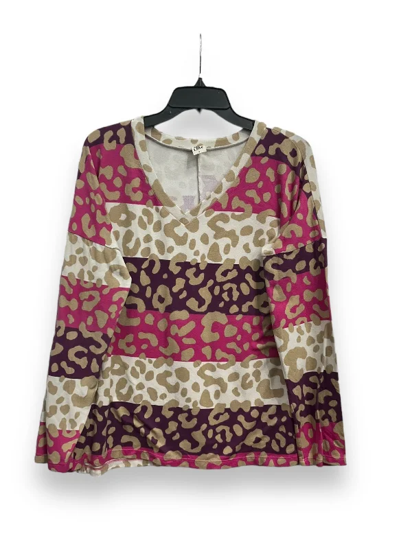 Special Savings Top Long Sleeve By Sew In Love In Multi-colored, Size: M