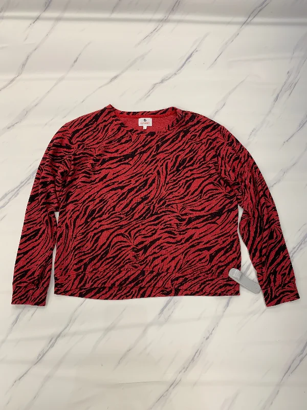 Savings Bonanza Top Long Sleeve By Sundry In Red, Size: Xs