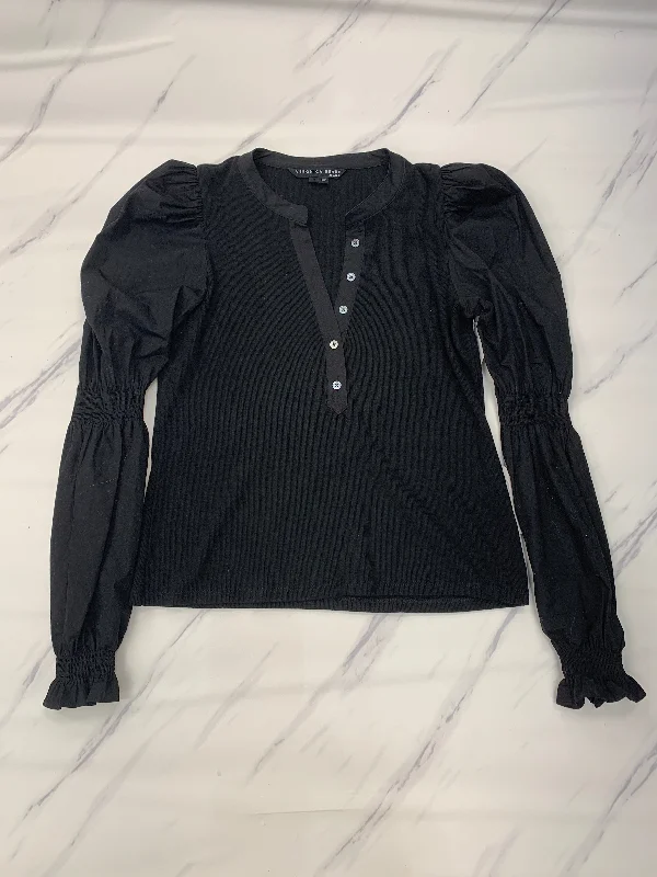 New Markdowns Top Long Sleeve By Veronica Beard In Black, Size: L