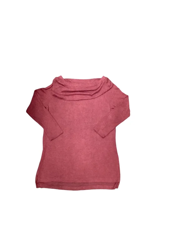 Exclusive Access Top Long Sleeve By Zenergy By Chicos In Red, Size: M