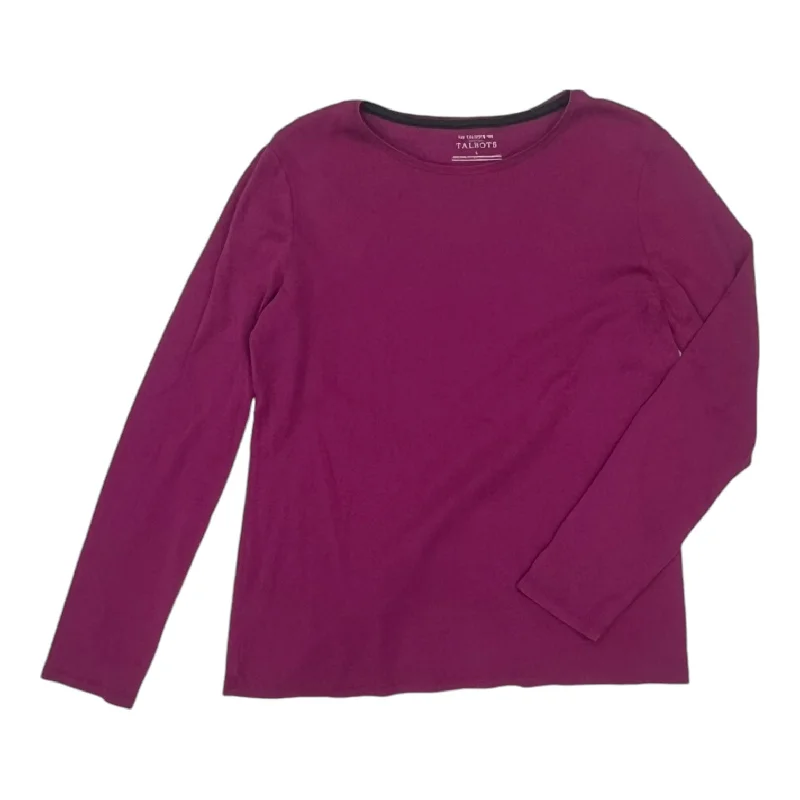 Reduced Prices Top Ls Basic By Talbots In Pink, Size:L