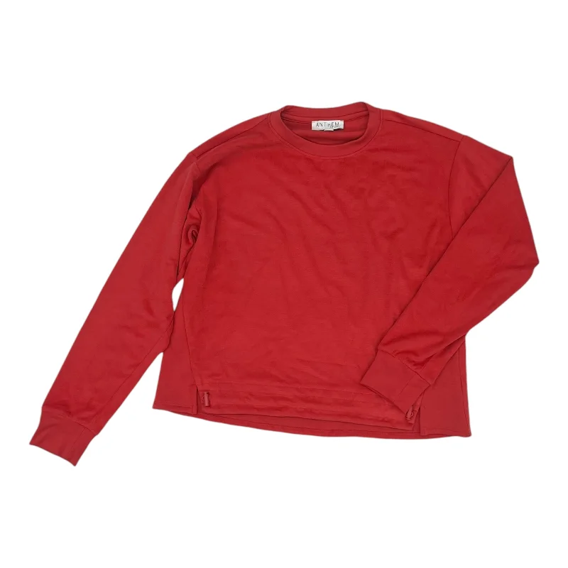 Midnight Madness Top Ls By Cmc In Coral, Size:Xs