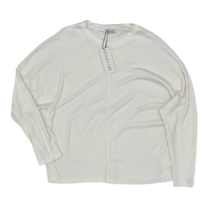 Customer Appreciation Sale TOP LS by   CMC In WHITE, Size: M