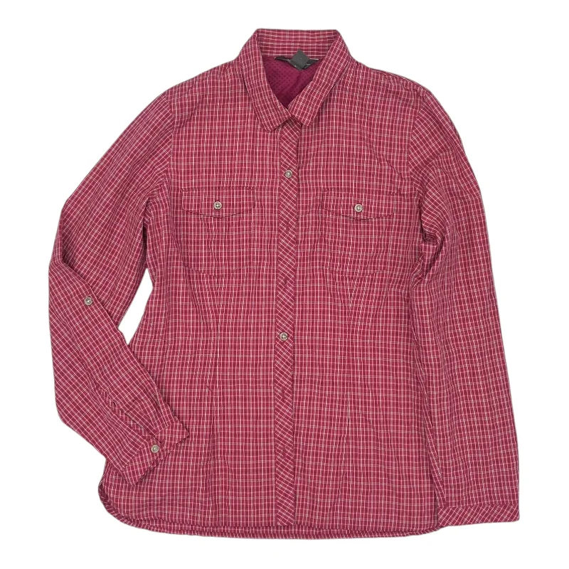 Mega Deal Top Ls By Eddie Bauer In Pink, Size:M