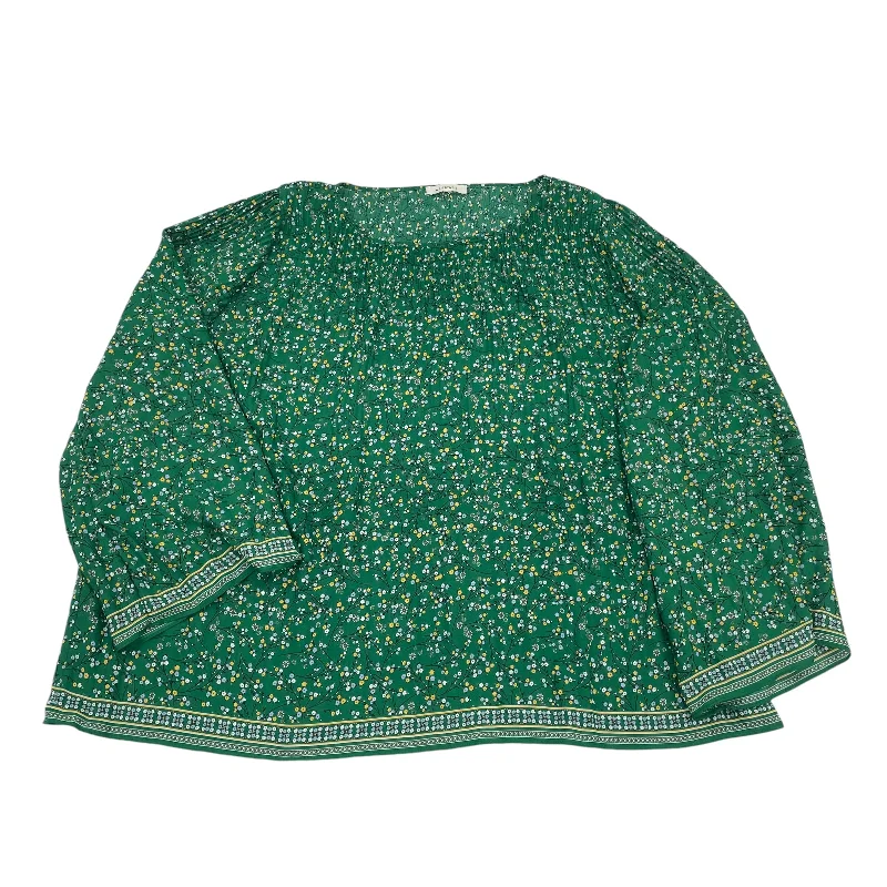 Big Savings Top Ls By Max Studio In Green, Size:L