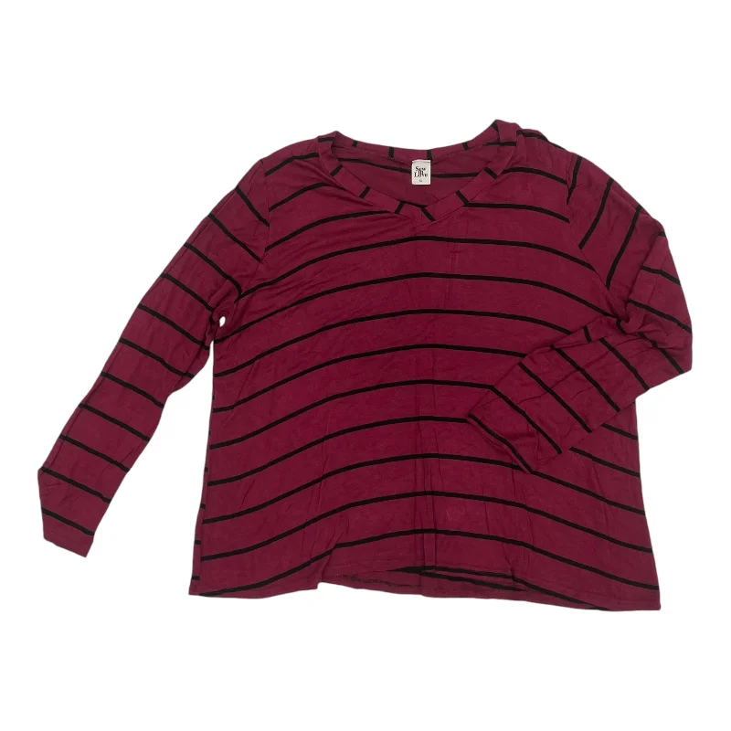 Big Discounts Top Ls By Sew In Love In Red, Size:Xl