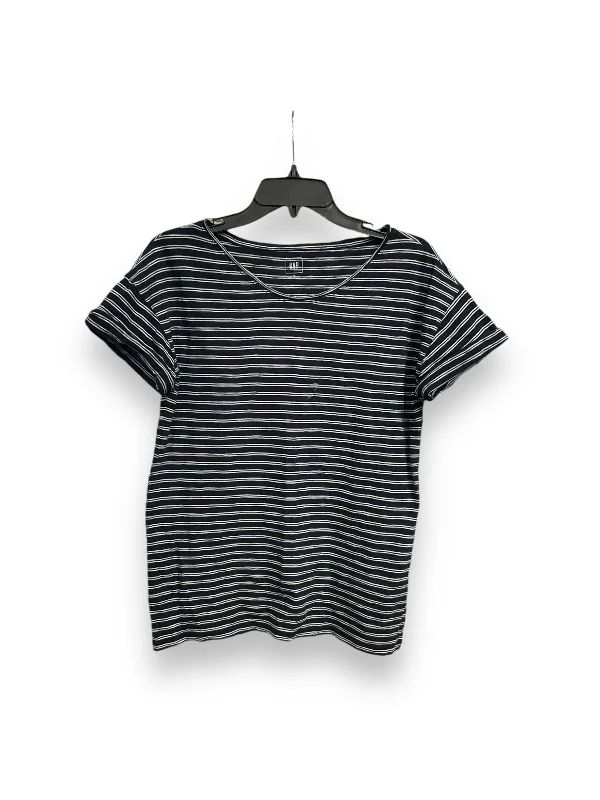 Mega Deal Top Short Sleeve By Gap In Striped Pattern, Size: S