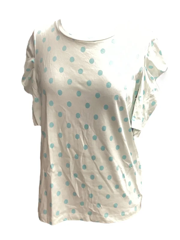 Final Clearance Top Short Sleeve By Tyler Boe In White, Size: S