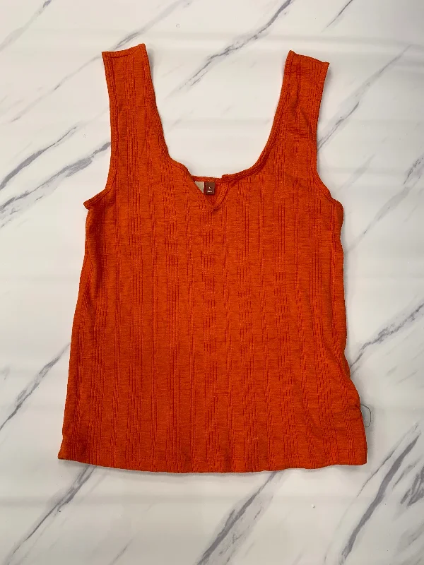 Limited Quantity Top Sleeveless By Pilcro In Orange, Size: M