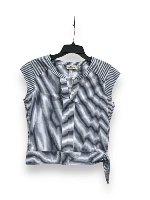 Savings Galore Top Sleeveless By Vineyard Vines In Striped Pattern, Size: S